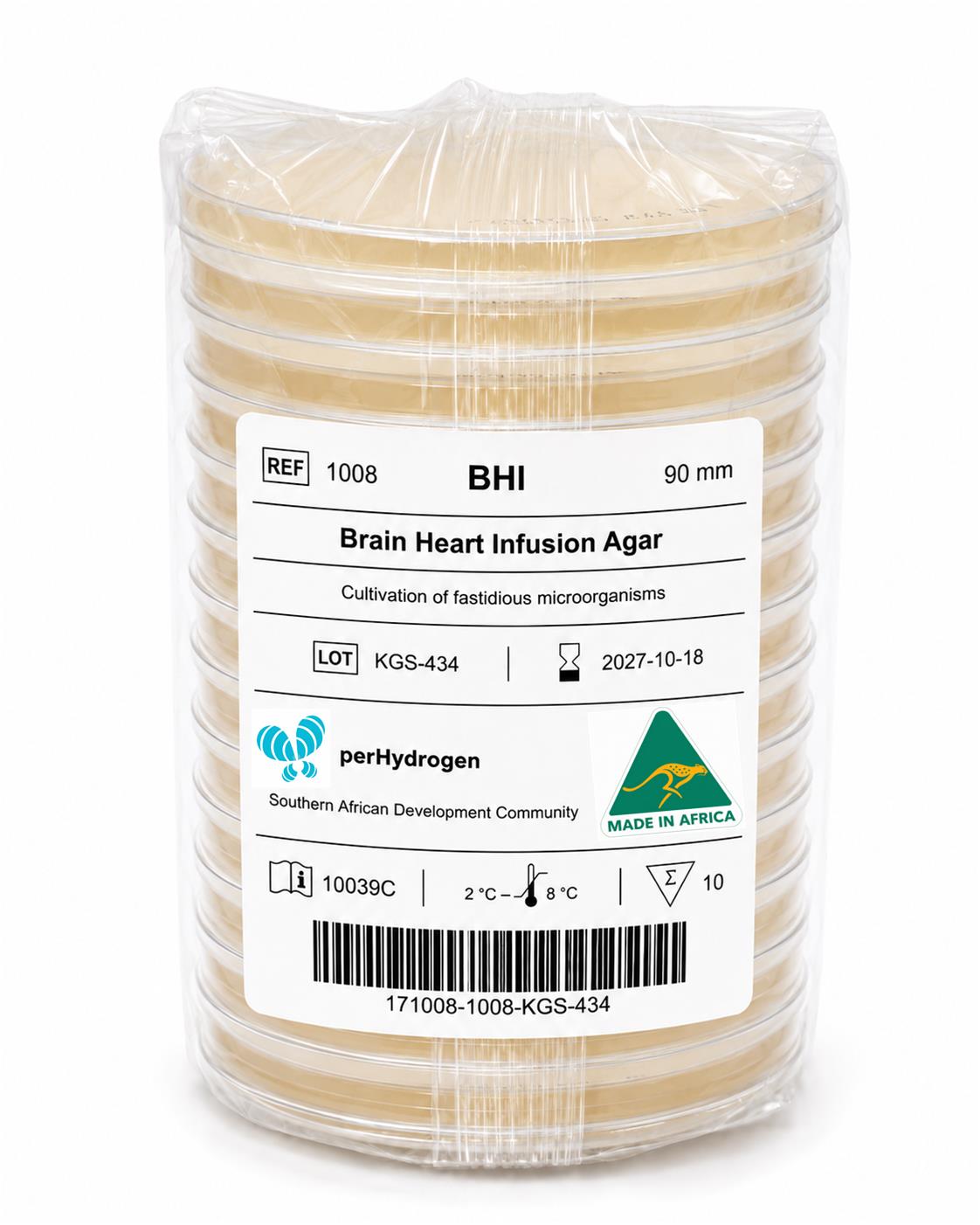 Brain Heart Infusion Agar