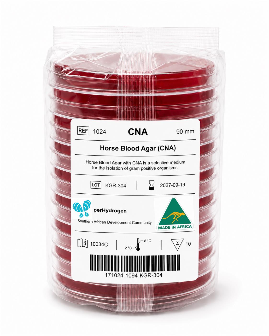 Horse Blood Agar (CNA)