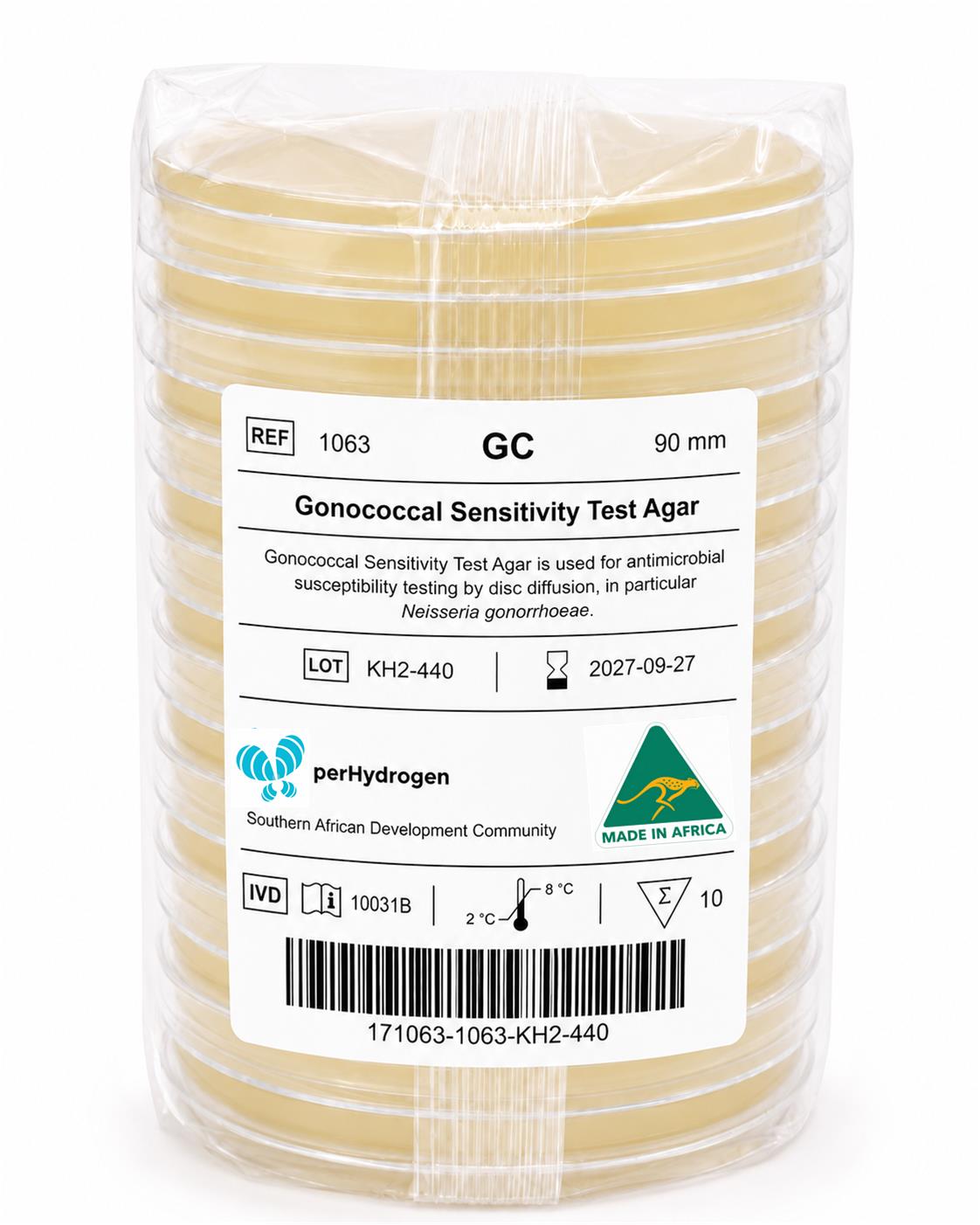 Gonococcal Sensitivity Test Agar