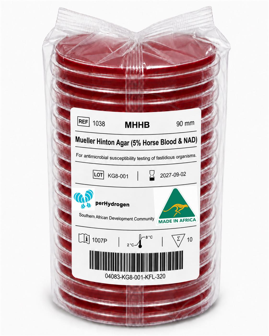 Mueller Hinton Agar (5% Horse Blood & NAD)